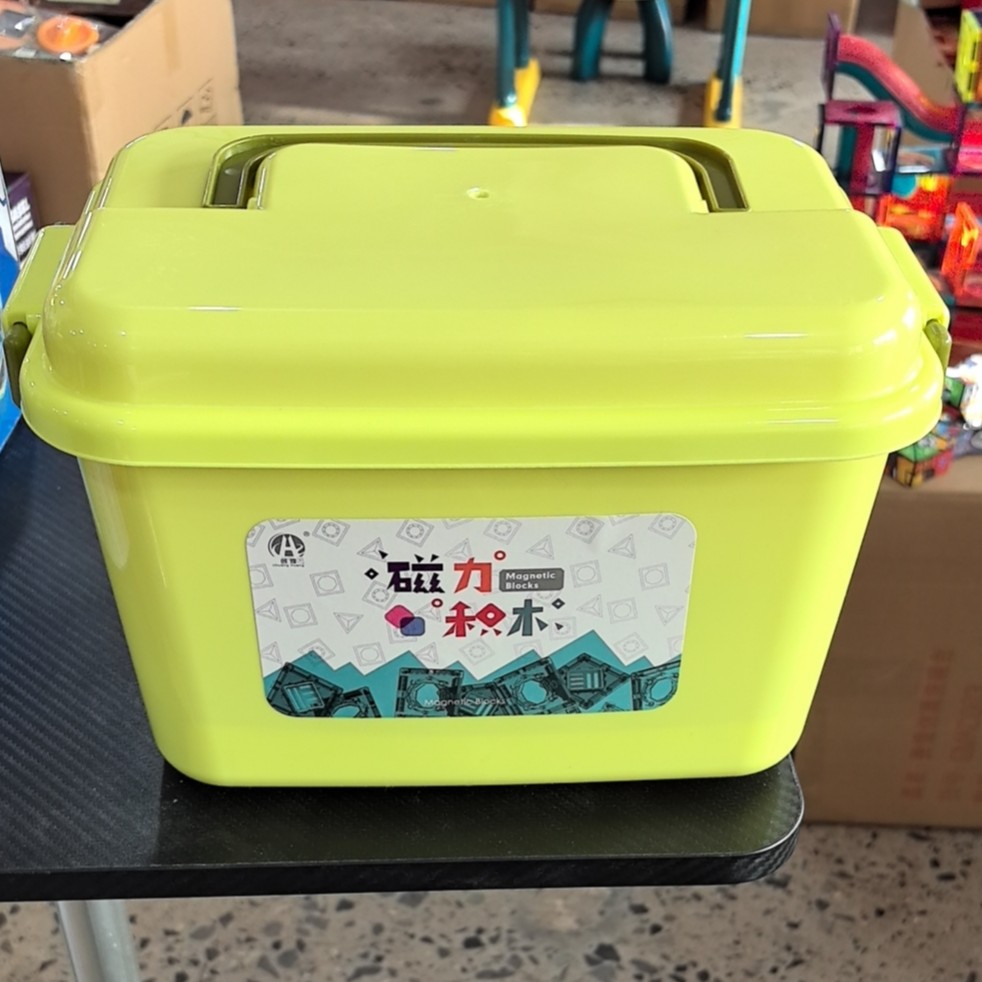 百变磁力积木轨道桶装科学早教玩具