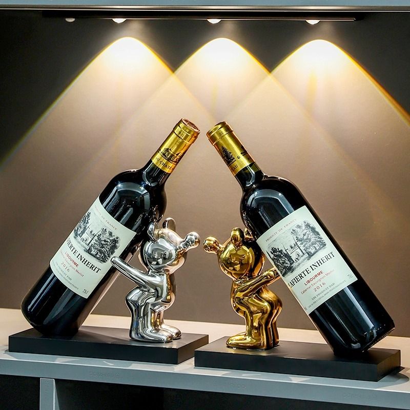 新款简约红酒架玄关网红酒柜欧式摆件餐边柜电视柜橱柜客厅摆件