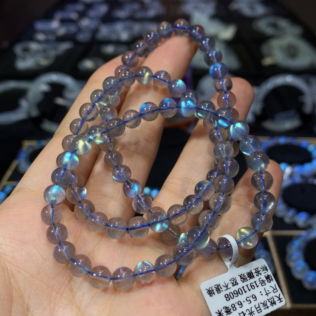 【闪购商品】拉长石手串6.8未镶嵌