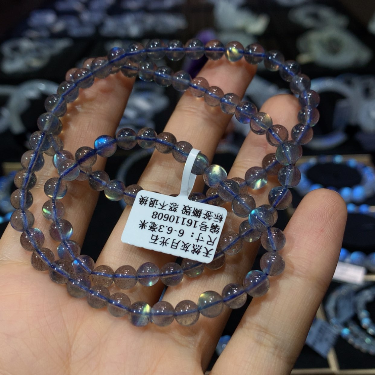 【闪购商品】拉长石手串6.3未镶嵌