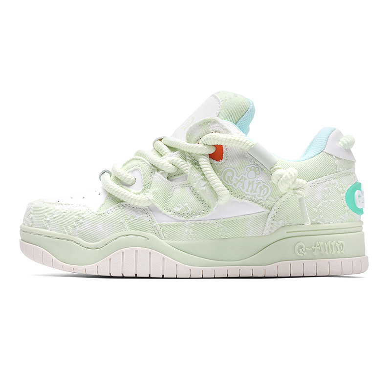 【任小娜专属】奇安达明星同款情侣百搭时尚潮流厚底增高面包鞋