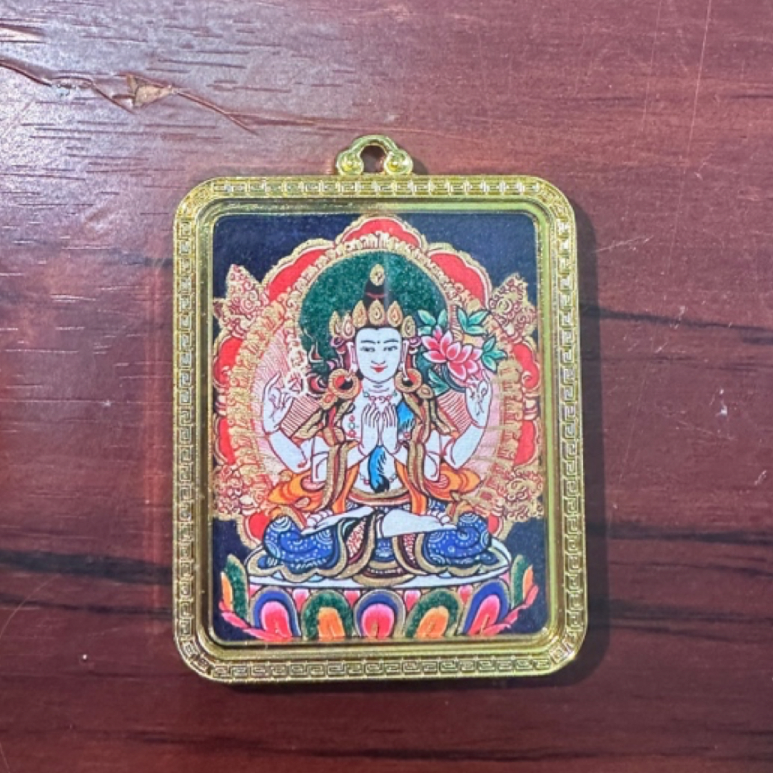 （守护全面）彩绘八大守护齐十二生肖唐卡