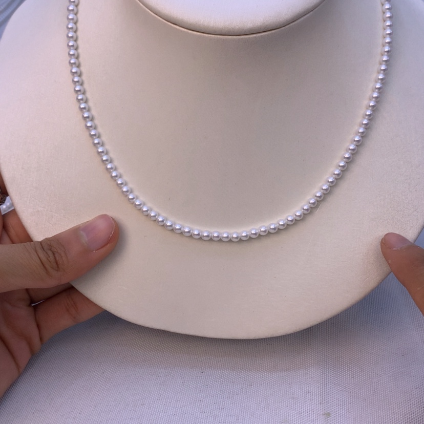 【闪购商品】淡水珍珠颈饰18K金镶嵌