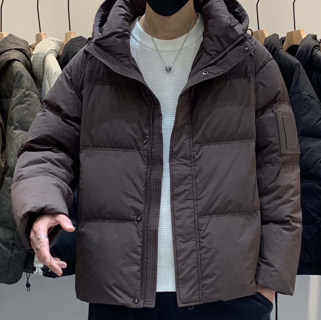 1666新宠儿男装时尚简约羽绒服