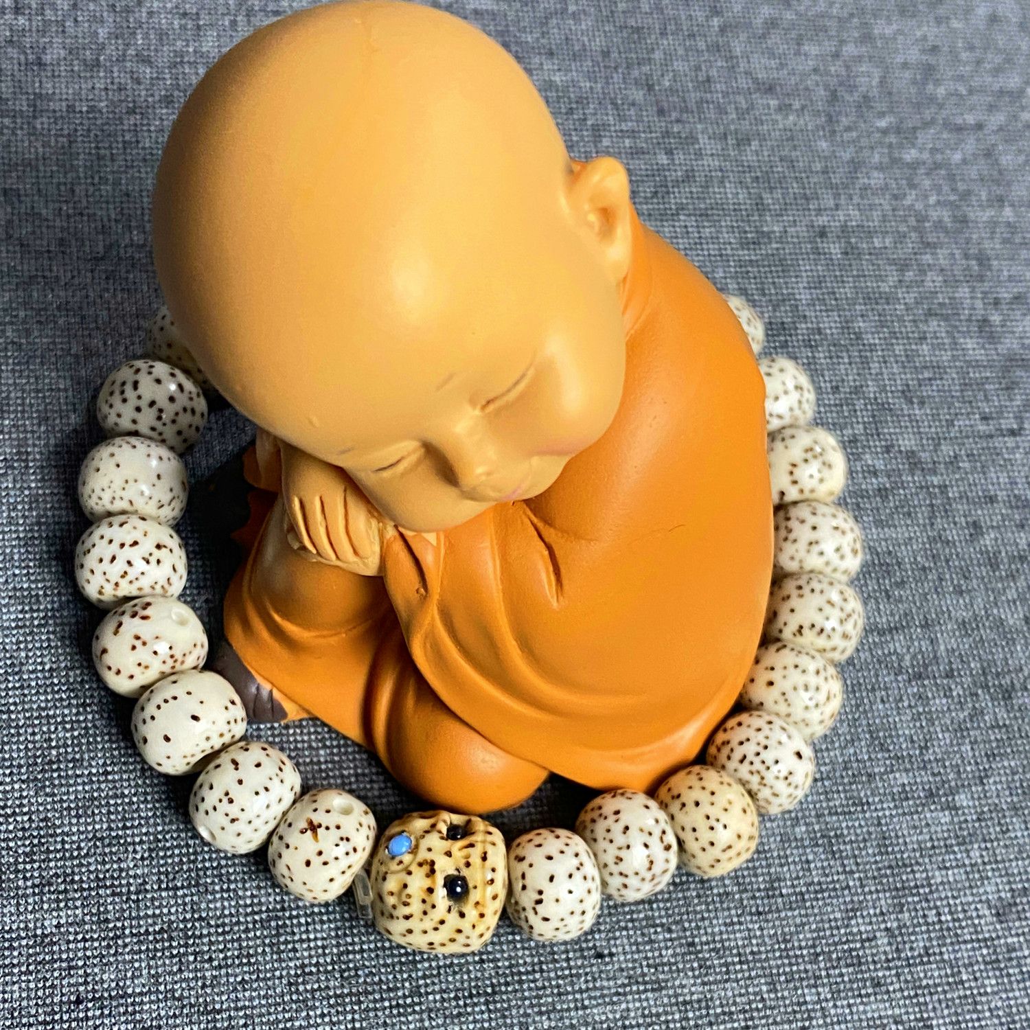 正宗海南星月菩提阿呆款男女单圈手串佛珠念珠盘玩手串