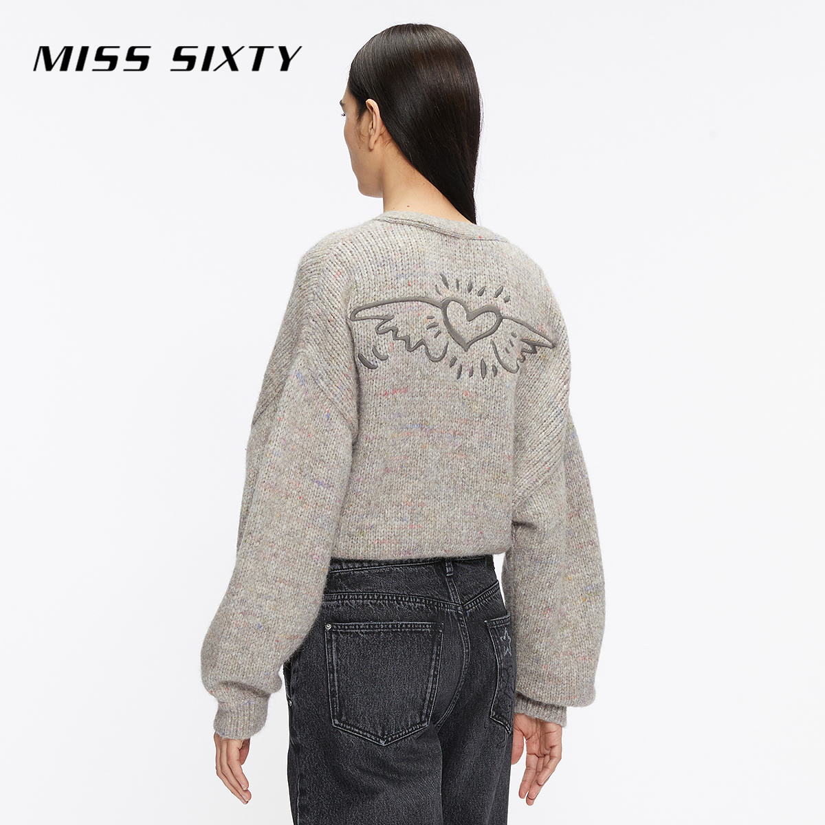 Miss Sixty x Keith Haring跨界合作系列毛织开衫女