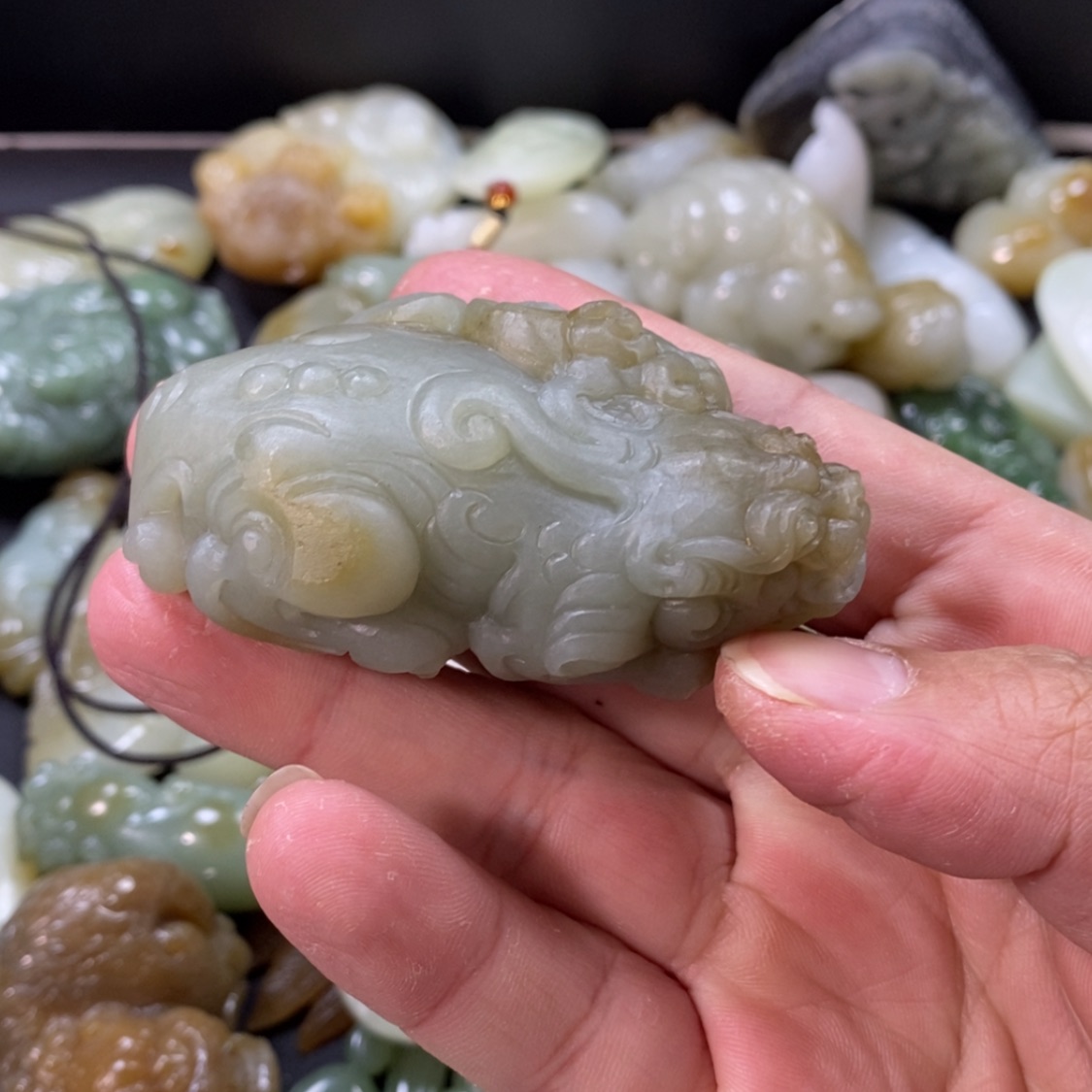 【闪购商品】和田玉（糖玉）挂件未镶嵌用****8