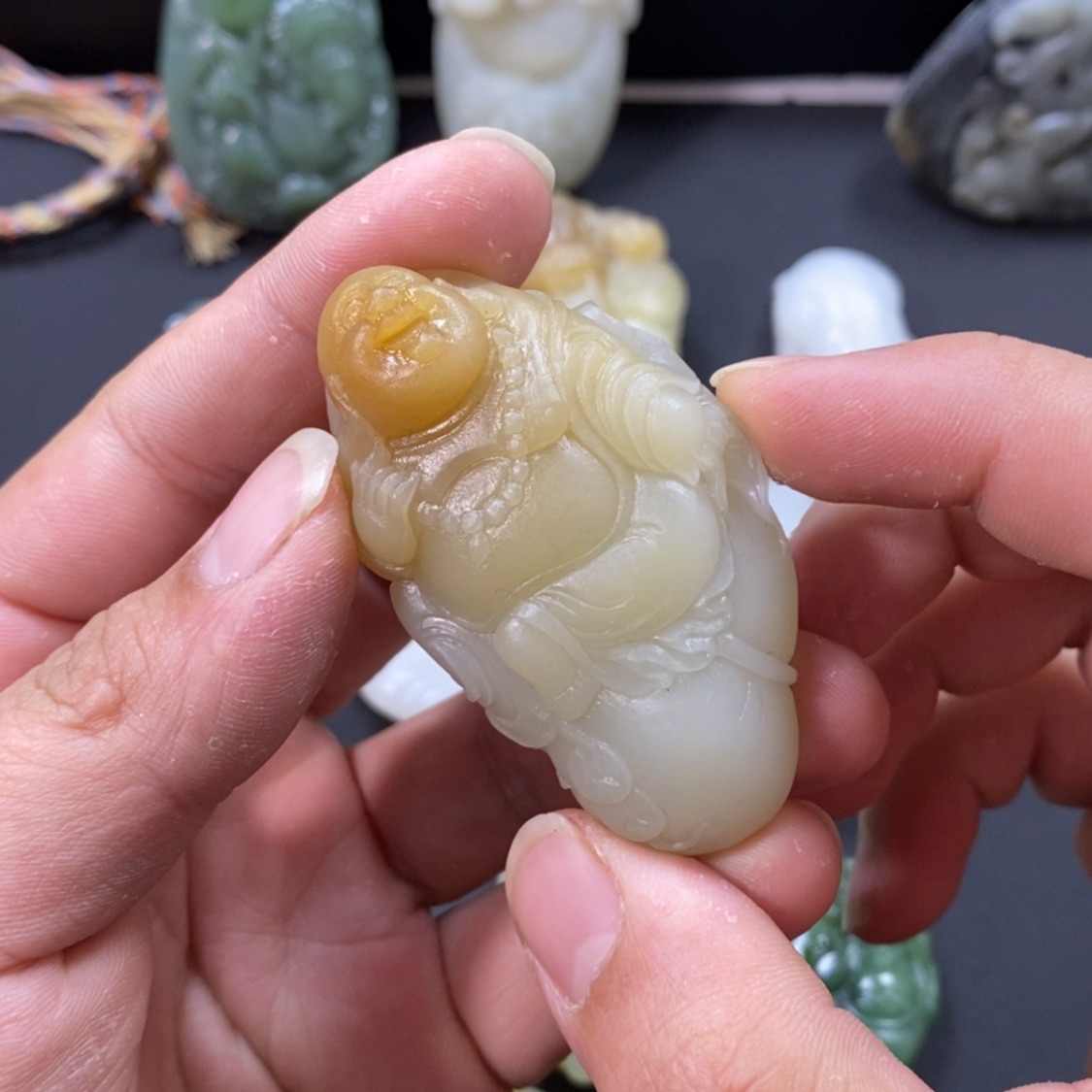 【闪购商品】和田玉（糖玉）挂件未镶嵌瀚*珩