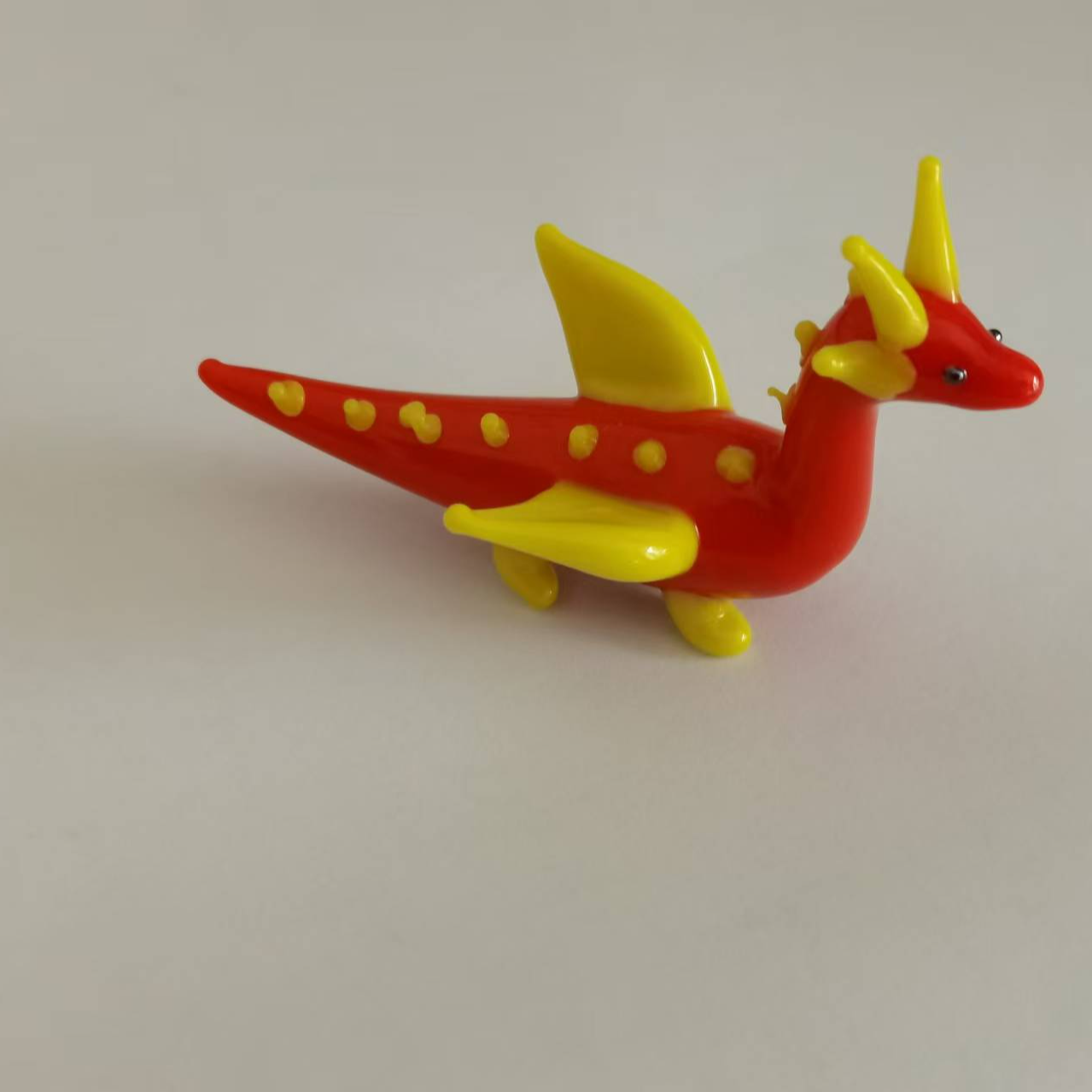 手工琉璃料器饰品摆件恐龙