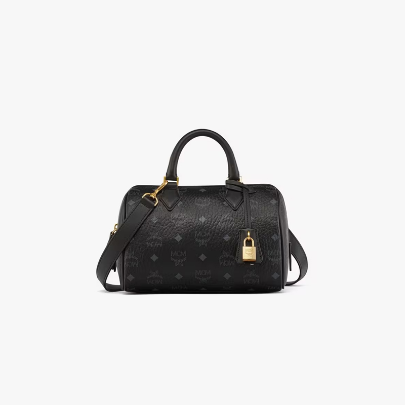 MCM【520礼物】ELLA小号波士顿包单肩包通勤女包大容量