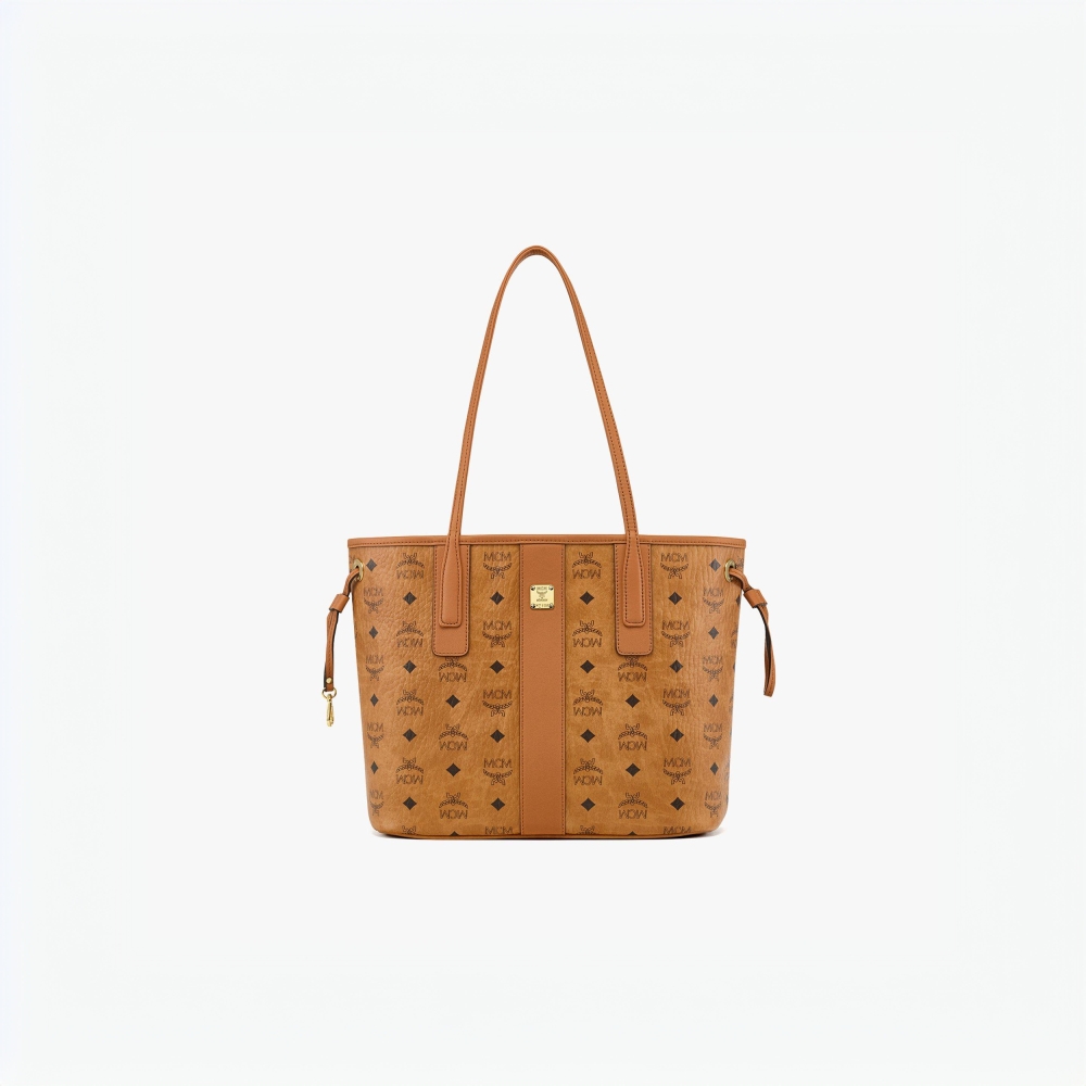 MCM【满级福利】LIZ 两面可背小号子母托特包妈咪包购物袋