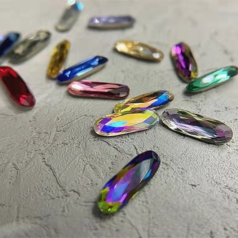 4161法棍合集！ 15x5mm 美甲钻华子长条奥地利钻 DIY堆钻奥钻超闪