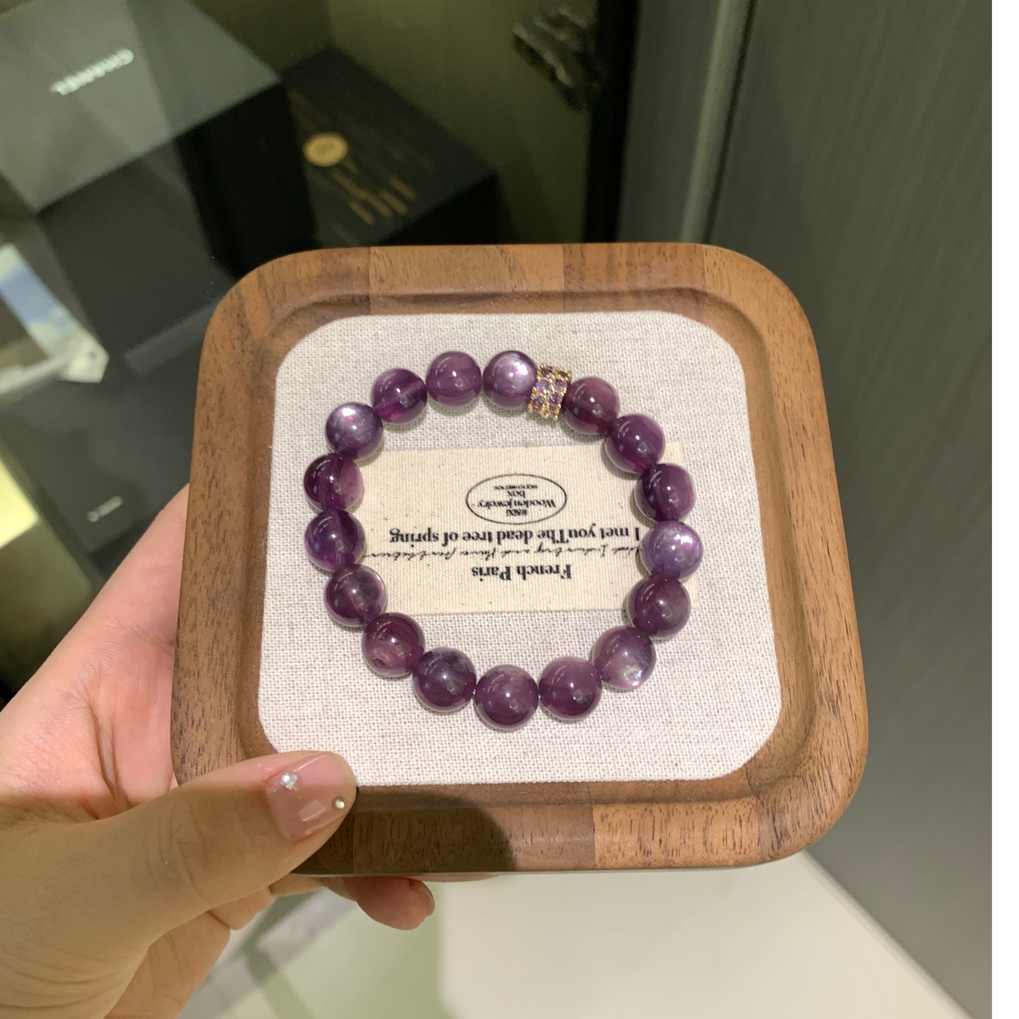 原创设计款天然水晶（直播间一物一拍）私拍乱拍默认发消磁石