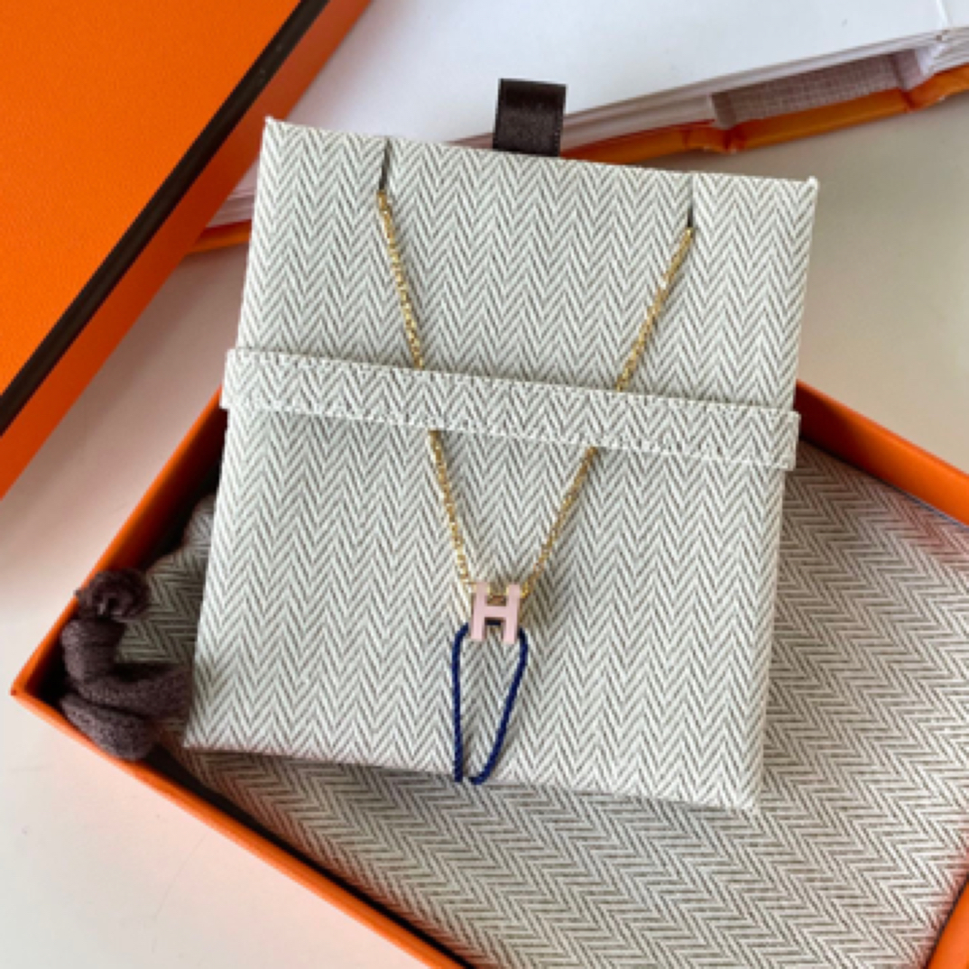 99新 Hermes/爱马仕 poph mini浅粉金色链条尘袋盒子 JM7-3162
