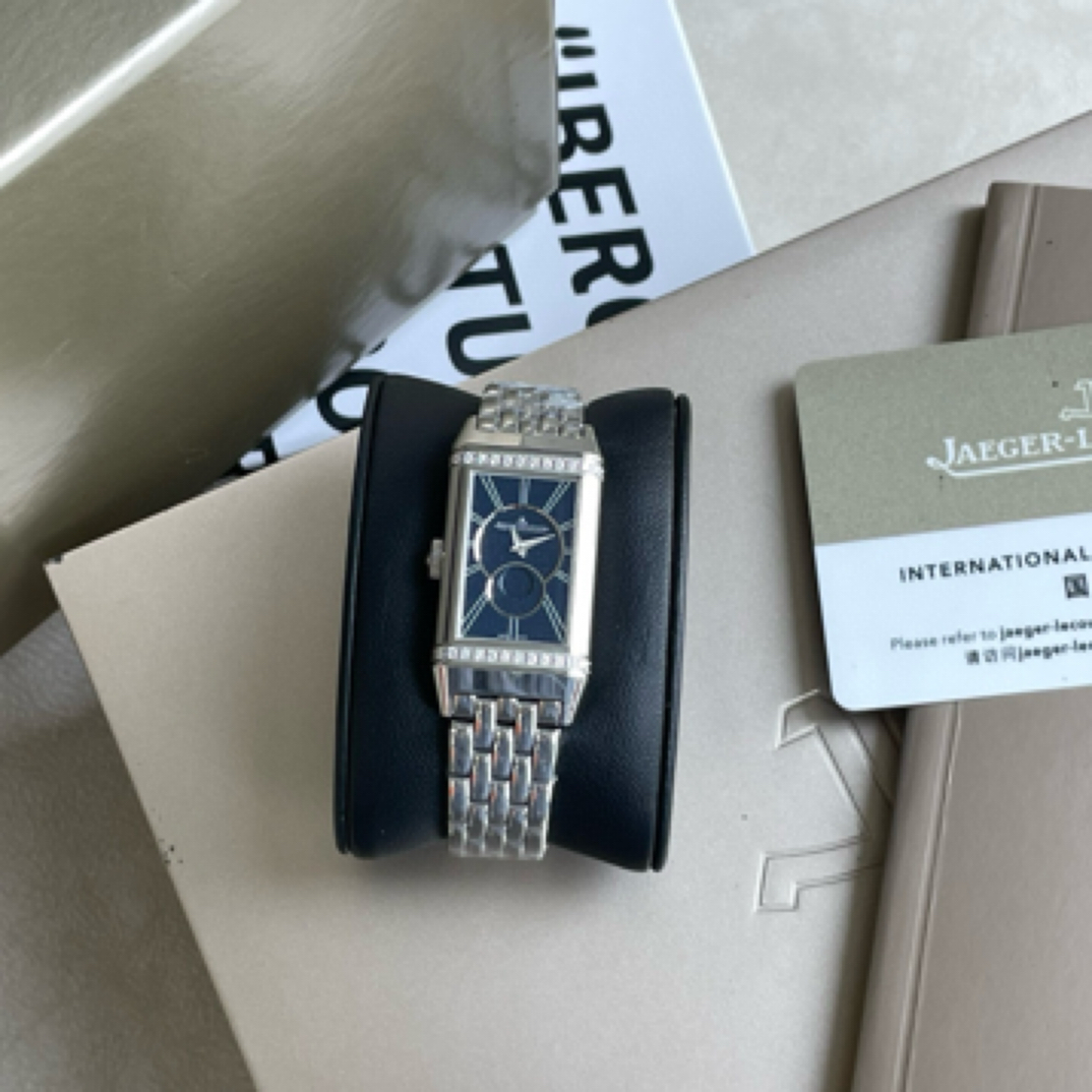 99新 Jaeger-LeCoultre/积家 青金石月相反转机械表JM10-1307