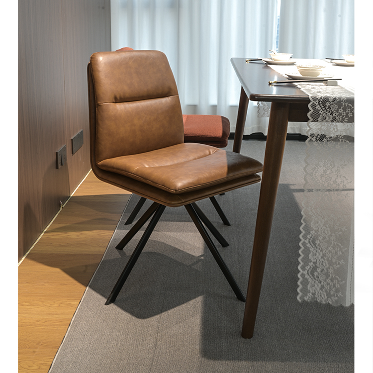 聚力办公餐桌椅专用学习沙发椅轻奢网红皮革休闲学习专用椅子