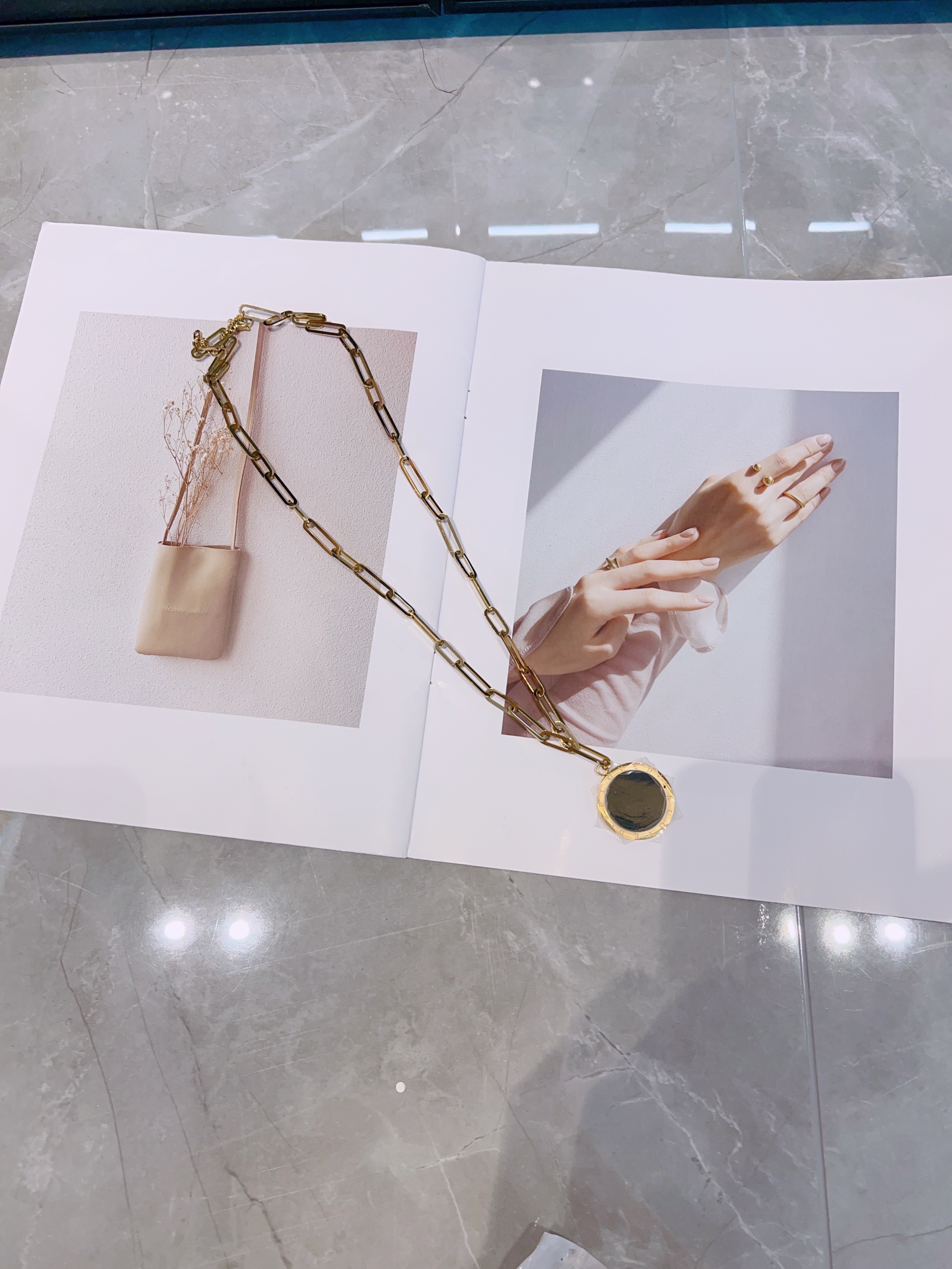 钛钢耳饰 SS.studio/双双“宠粉浮力”气质轻奢时尚百搭项链