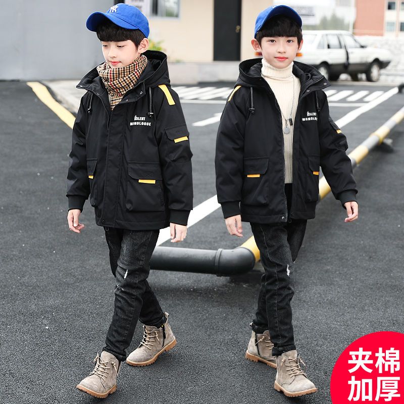 男童冬装服6中大童7加厚棉衣8男孩9洋气10秋冬款11棉袄外套12