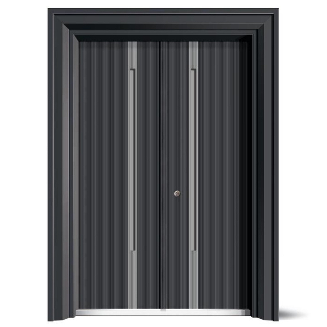 轻奢风7号新款别墅大门农村自建房进户门新合金门铸铝门定制