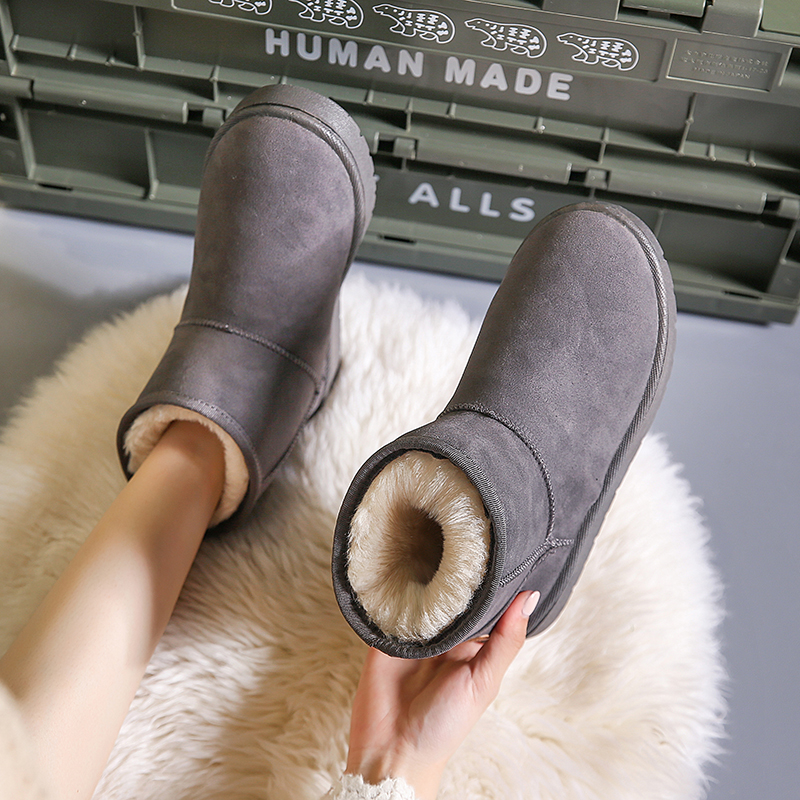 雪地靴女2024年新款冬季百搭防水防滑加绒加厚洋气保暖棉鞋女鞋子