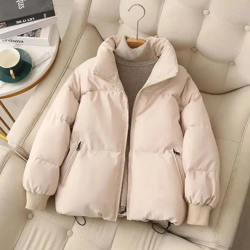 波斯羽服女短款2023年新款冬季韩版小个子加厚面包服学生袄外套