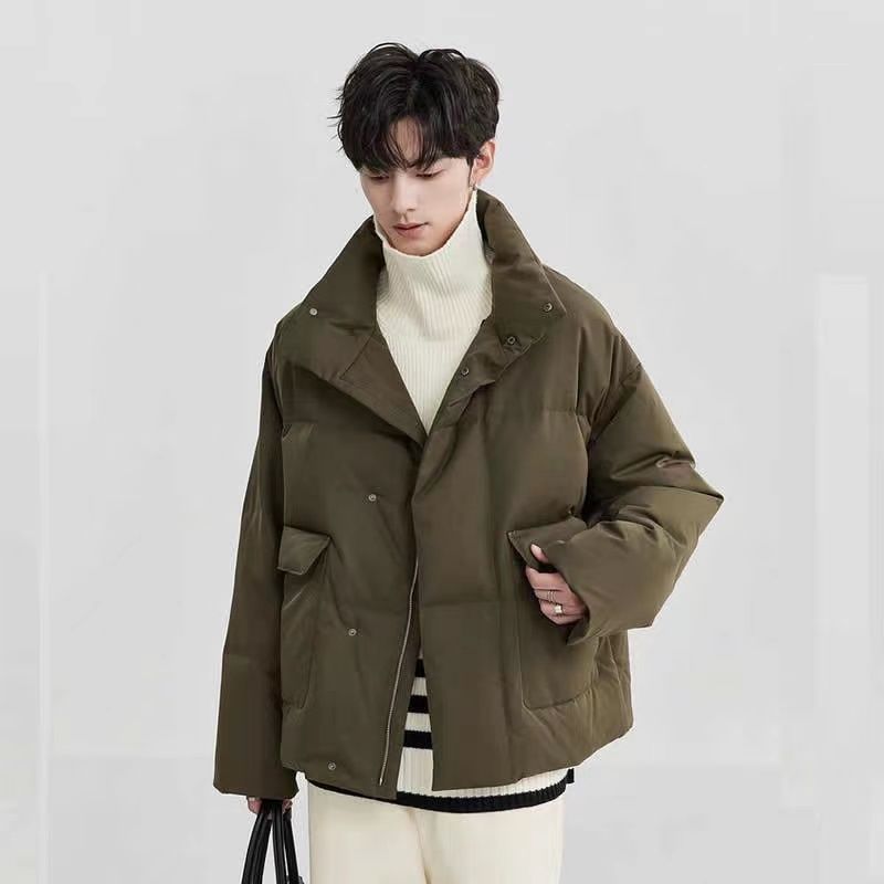 波斯登男士羽绒服特价冬季男士羽绒衣羽绒服潮流帅气加厚保暖立领