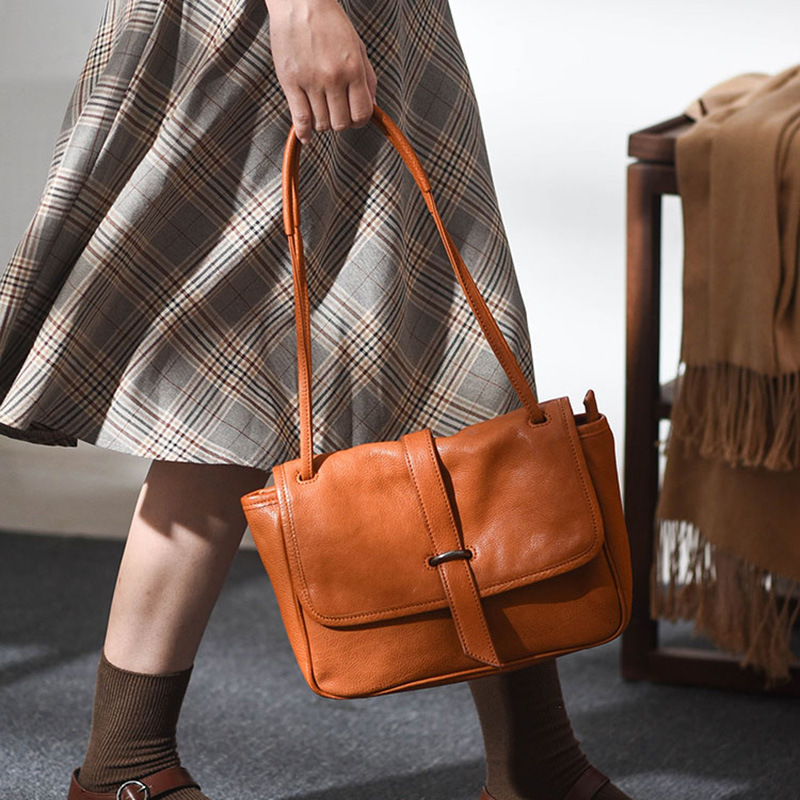 简约手提通勤时尚百搭单肩腋下托特包爆款斜跨包休闲潮流女包洋气