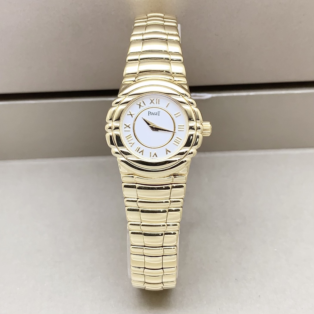 95新 Piaget/伯爵 18k金/25mm/石英气质优雅女士手表