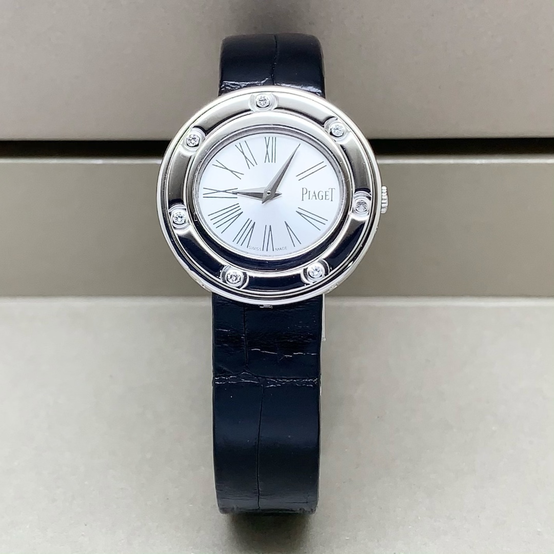 95新 Piaget/伯爵 POSSESSION/29mm/18k金原钻/石英气质女士手表