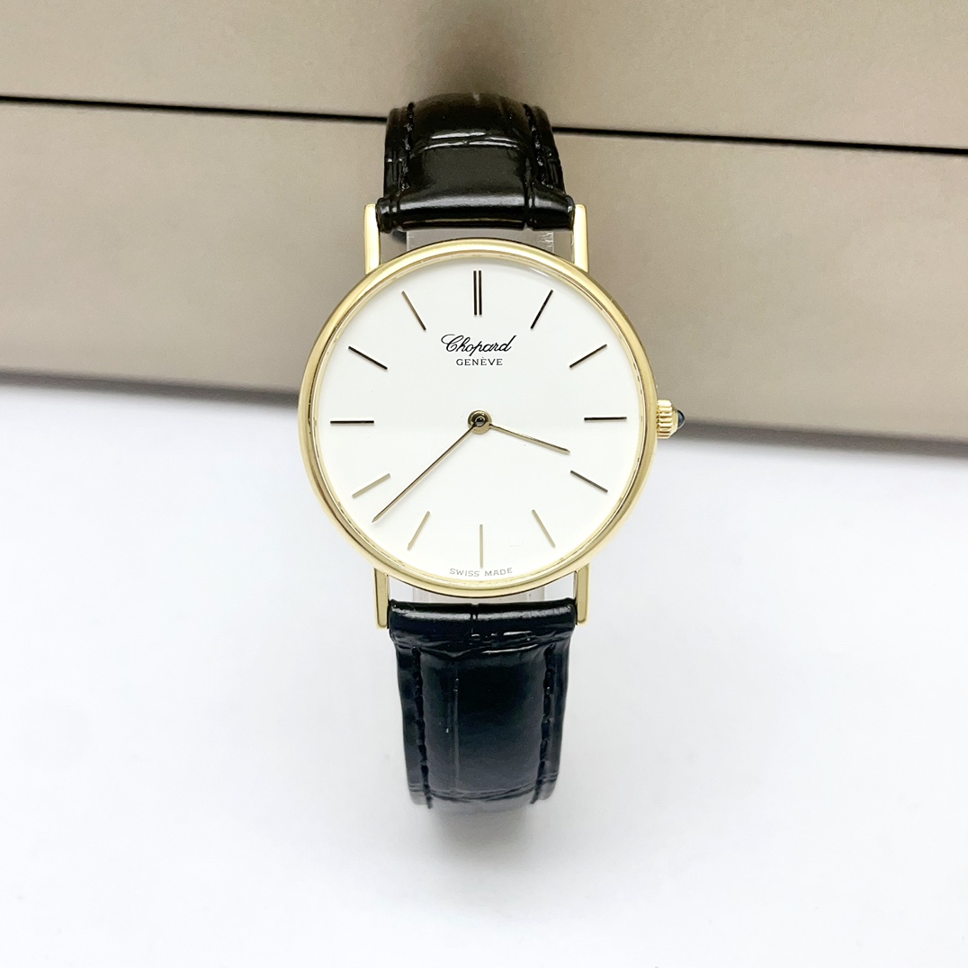 95新 Chopard/萧邦 classic系列/18k金/32mm/石英气质女士手表