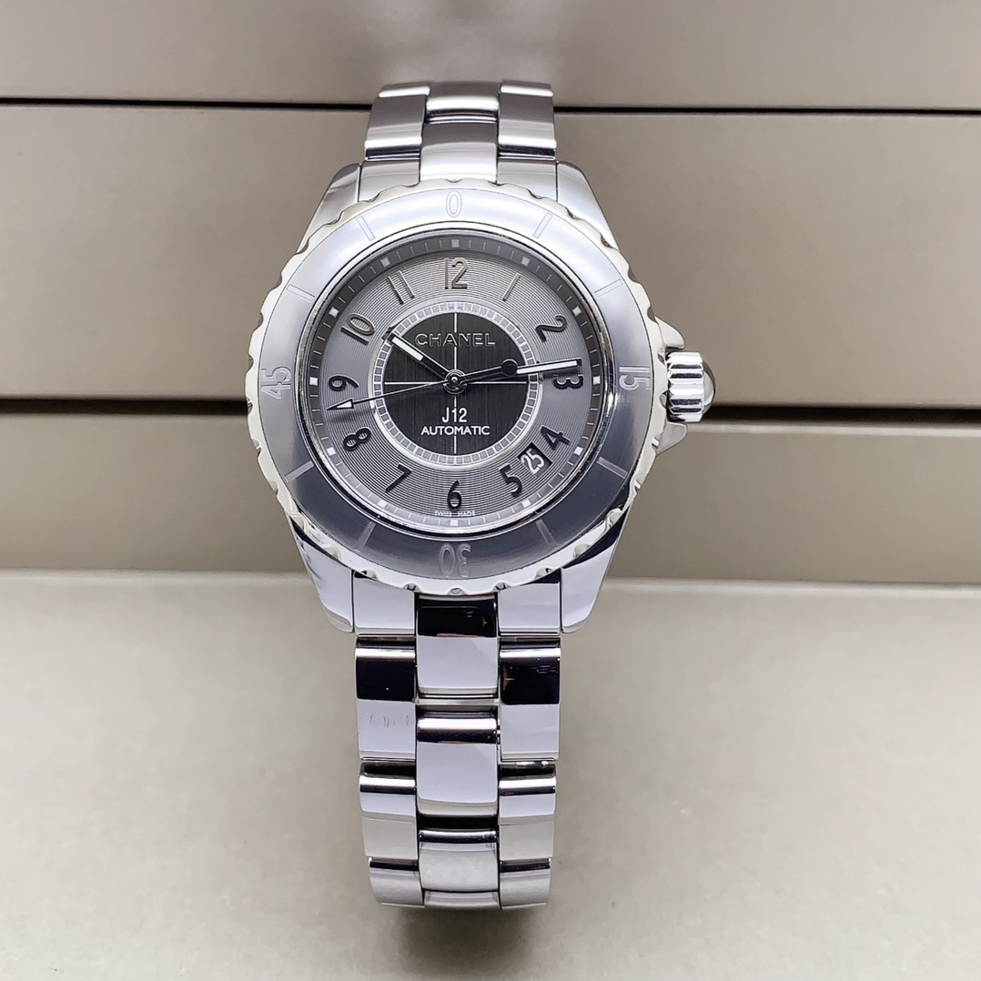 95新 Chanel/香奈儿 J12系列/38mm/精密陶瓷/自动机械女表