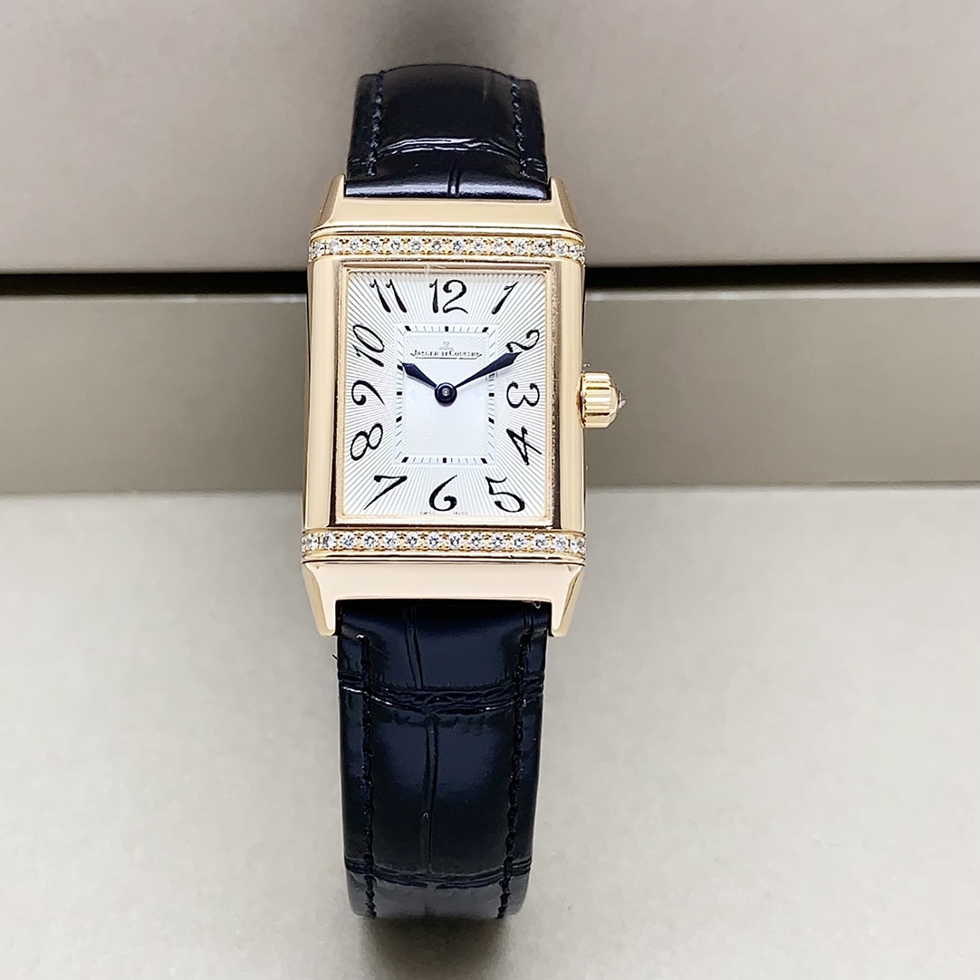 95新 Jaeger-LeCoultre/积家 翻转/38.5*23.1mm/机械原钻/18k金表