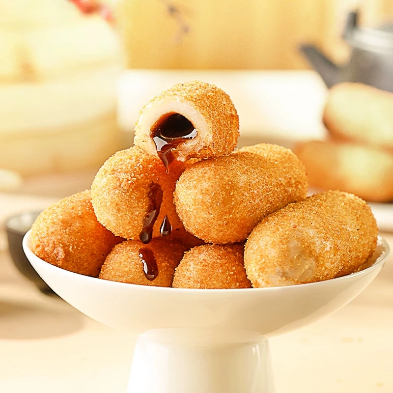 天承红糖爆浆糍粑外酥里嫩夹心糍粑糯米半成品油炸美食小吃twc