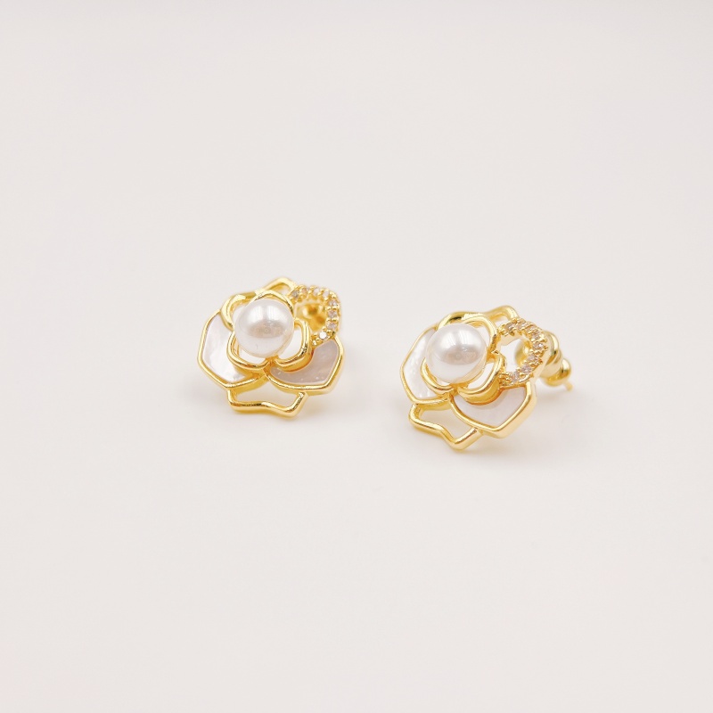 铜合金贝壳耳饰 【1746】法/欧斯加斯/拉斯维加斯耳钉