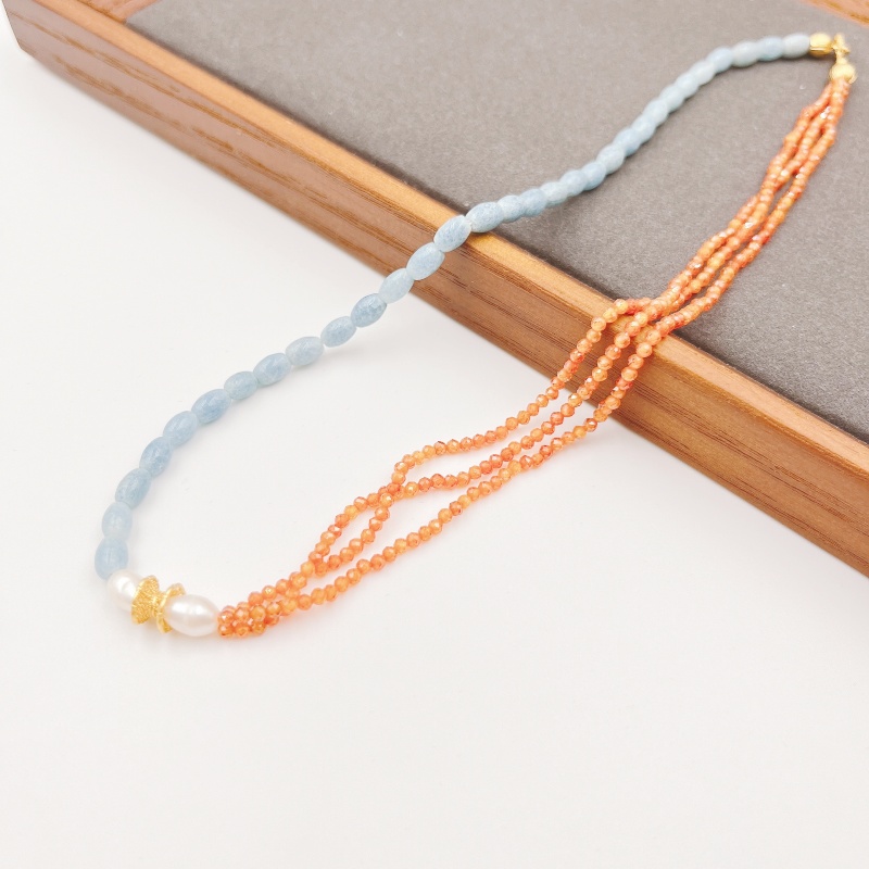 铜合金仿水晶项链 【1669】一帘幽梦项链