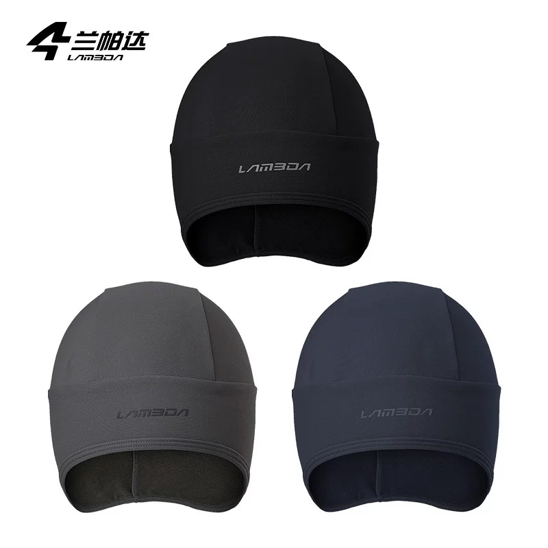 LAMEDA秋冬季运动耳帽自行车休闲抓绒保暖护头盔帽防风头巾头罩