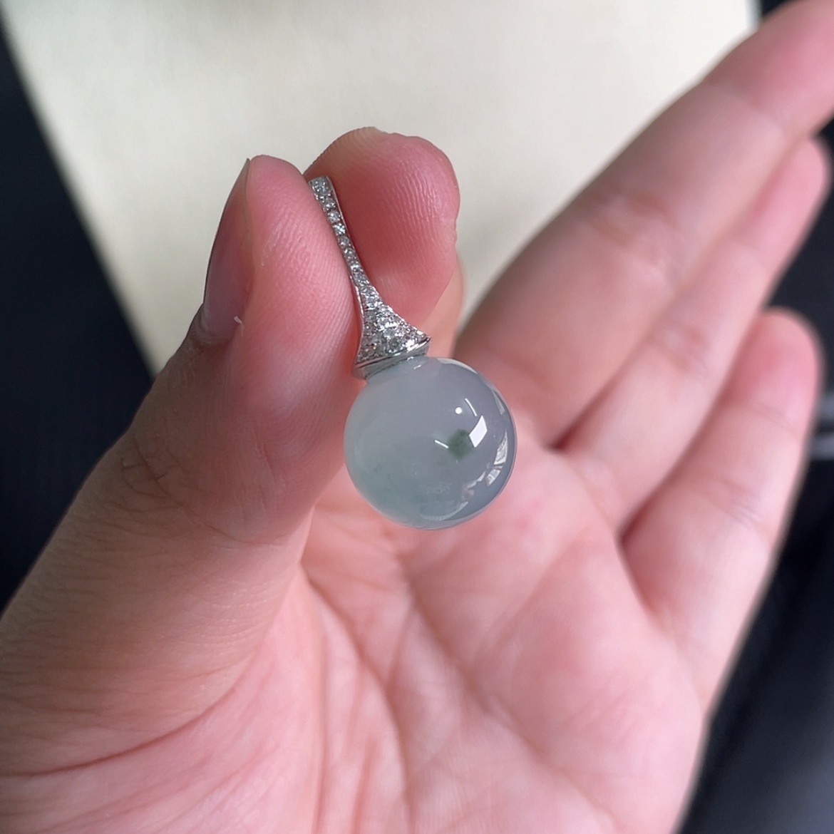 【闪购商品】翡翠颈饰18K金镶嵌