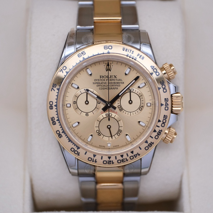 95新 Rolex/劳力士 间金迪通拿116503香槟盘2021年全套40MM有贴膜