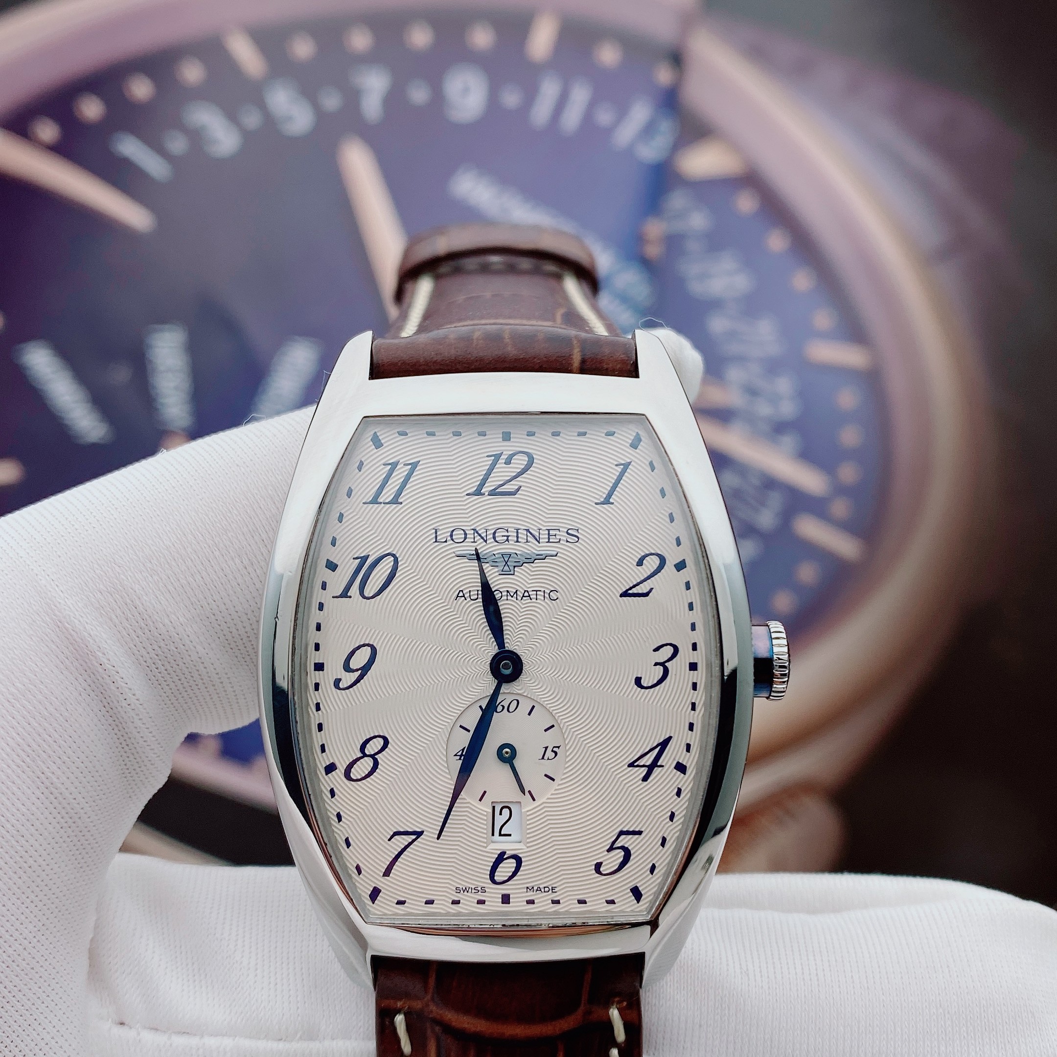  Longines/浪琴 典藏机械男表男士手表手表表径33×38mm官方正品