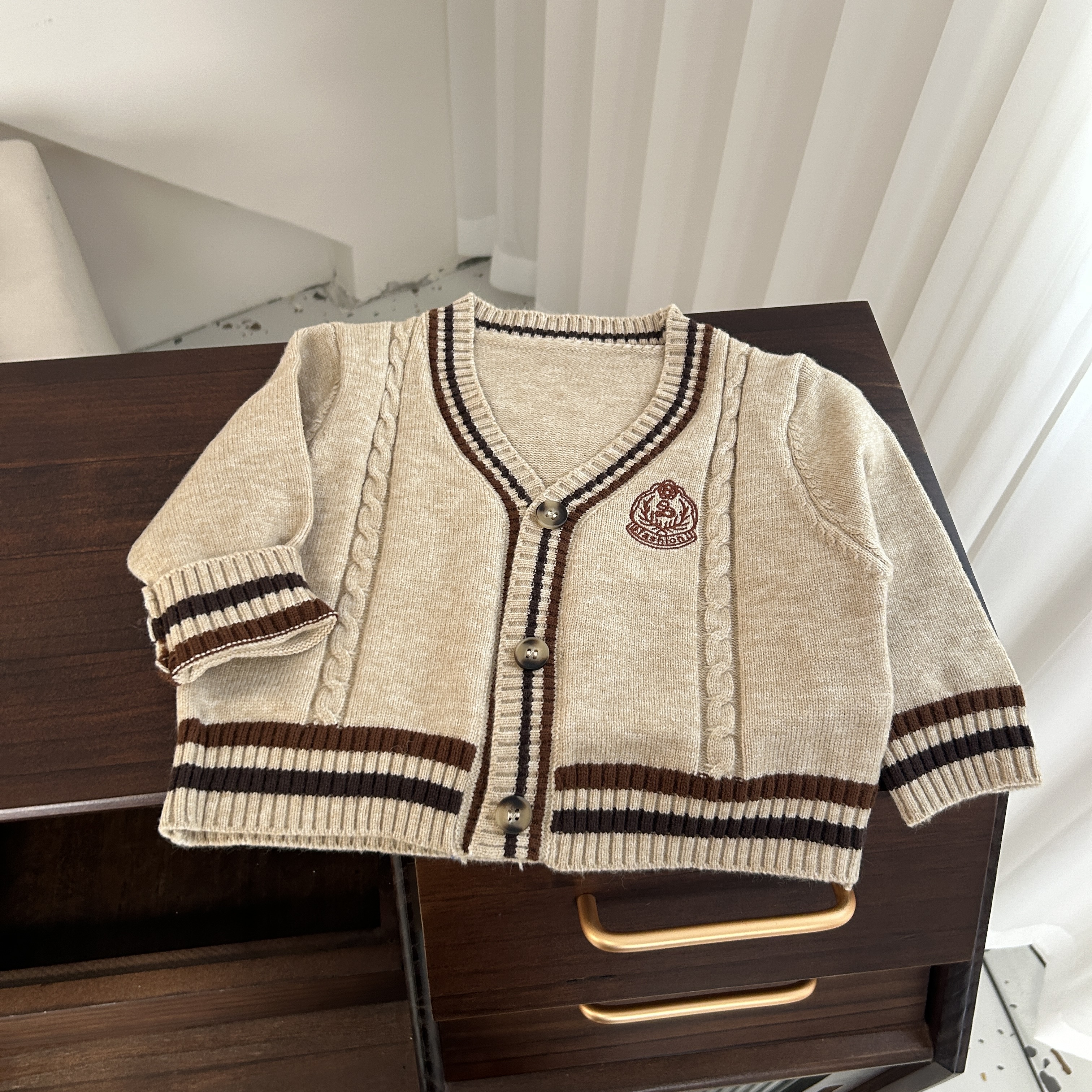 【新品】儿童毛衣开衫2024年新款男童秋装上衣外套BMQ1222