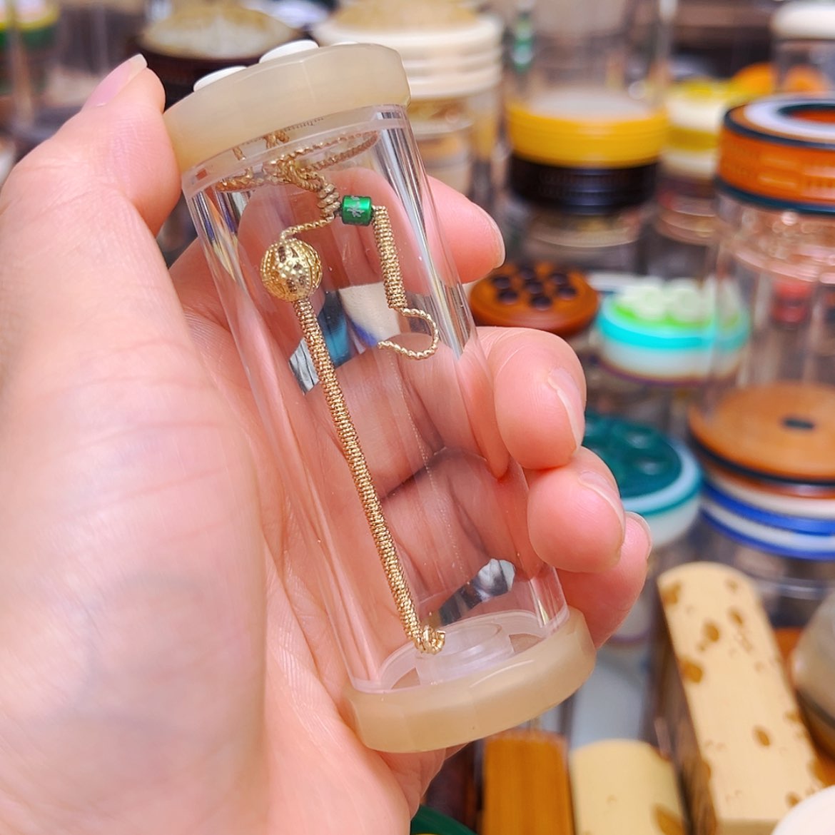【闪购商品】牛角十二边竹蛉筒➕满天星攀爬簧➕柬埔寨