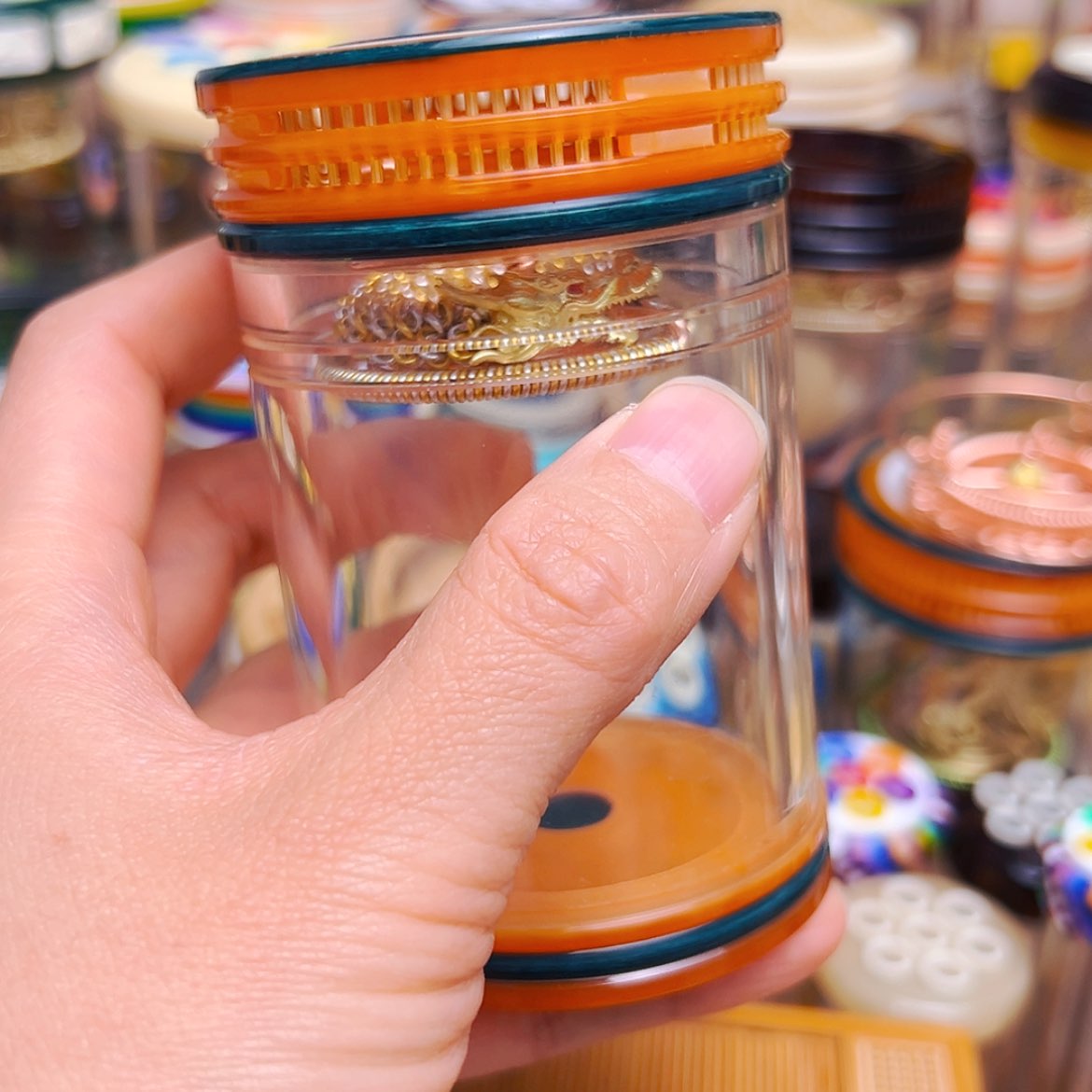 【闪购商品】唐三彩➕金圈龙簧➕翡翠绿