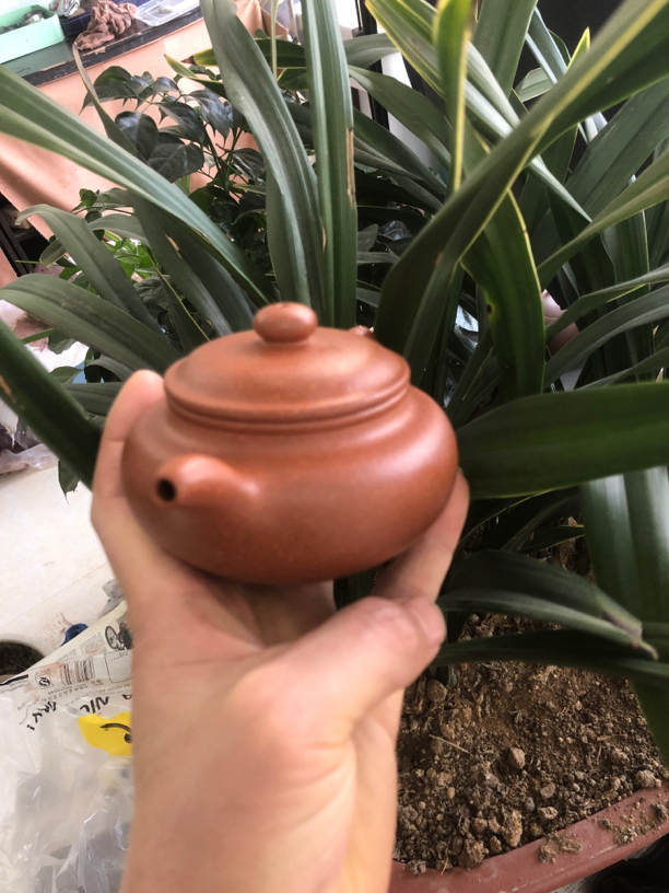 国工葛强全手工制作手磨红降坡仿古壶