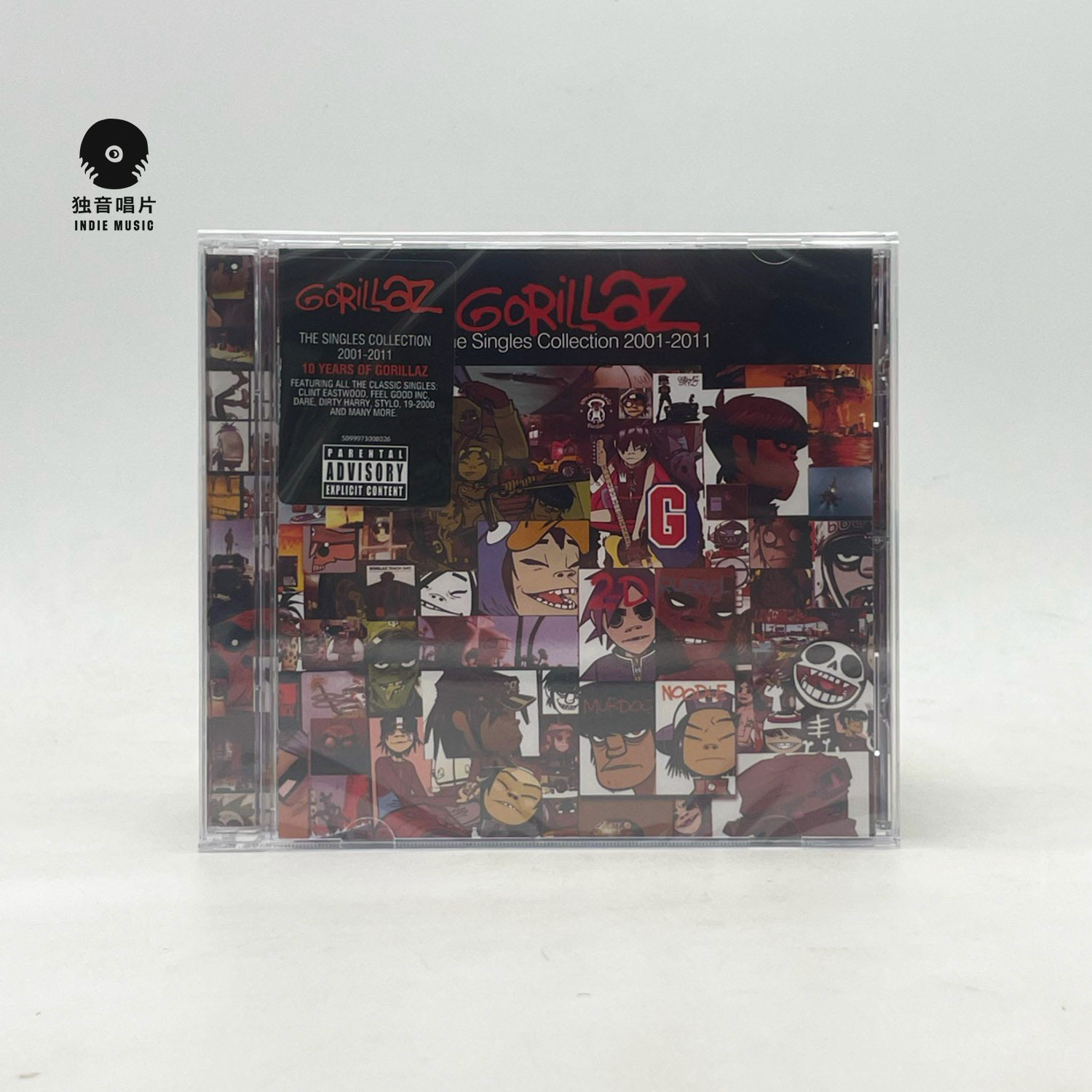 街头霸王Gorillaz – The Singles Collection单曲选集CD现货