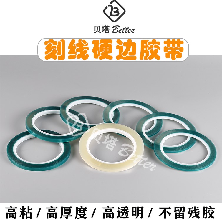 贝塔刻线硬边胶带 绿色透明两款 GK模型手办细节改造高达刻线工具