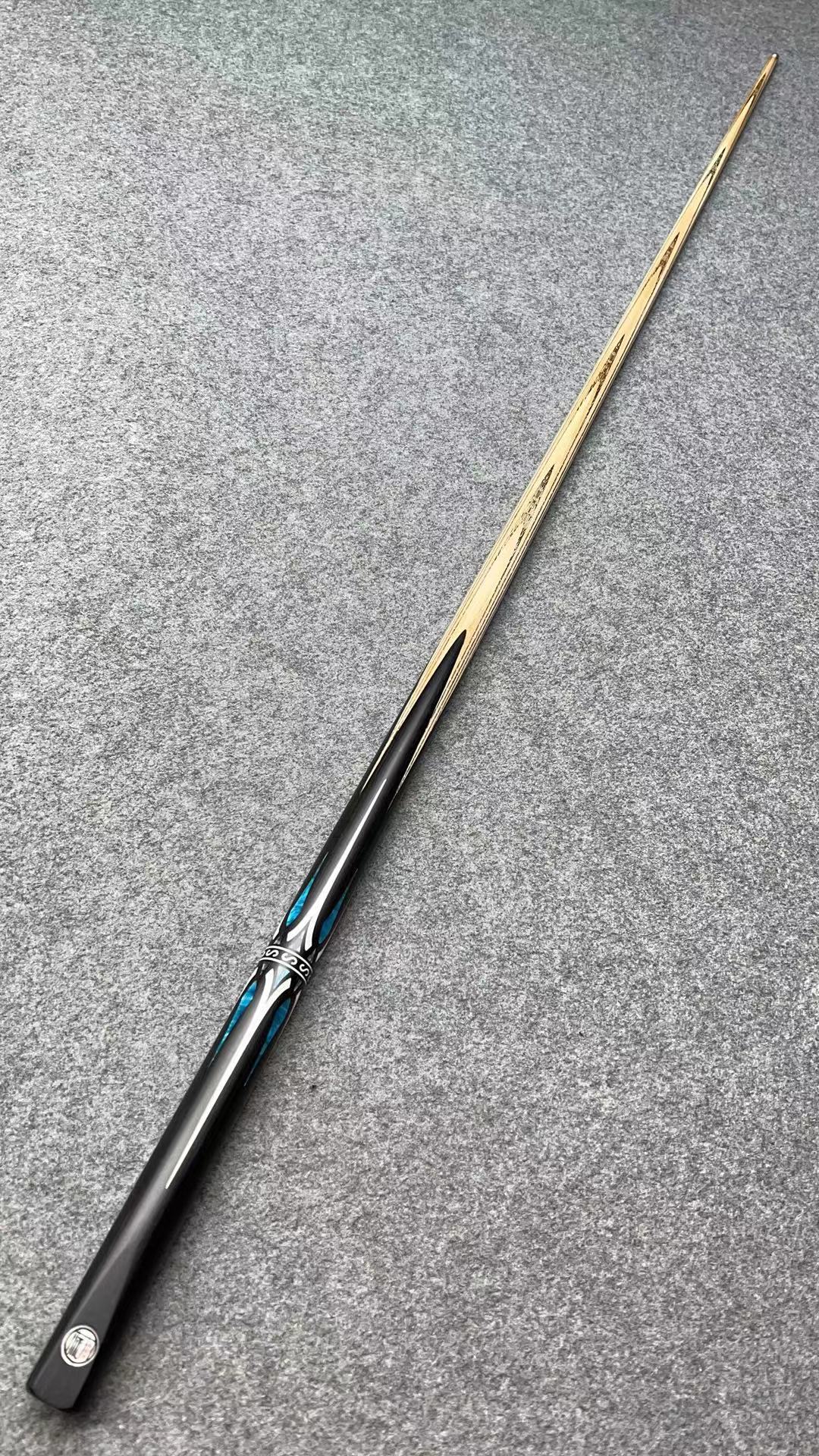 BLP四面镶嵌SS级优选手工一体台球杆龍胆中八九球小头机雕箭文