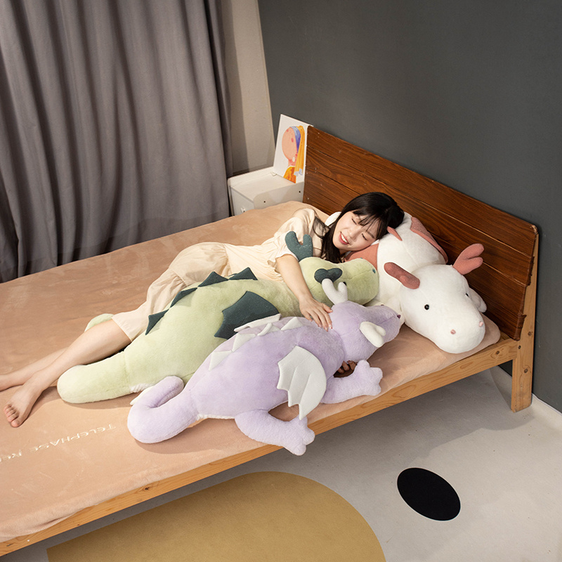 毛绒玩具睡觉抱枕恐龙公仔可爱毛绒玩具抱枕睡觉专用送人生日礼物