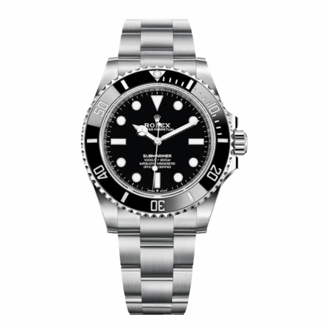 99新 Rolex/劳力士 潜航者型 m124060-0001 无历黑22年全套