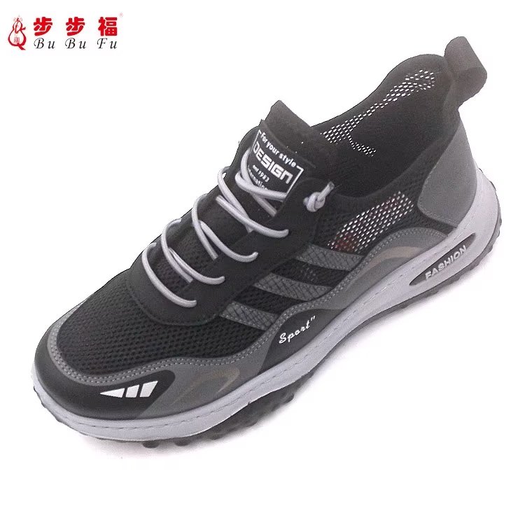 步步福X 60693休闲时尚轻便舒适男士布鞋防滑透气爸爸鞋
