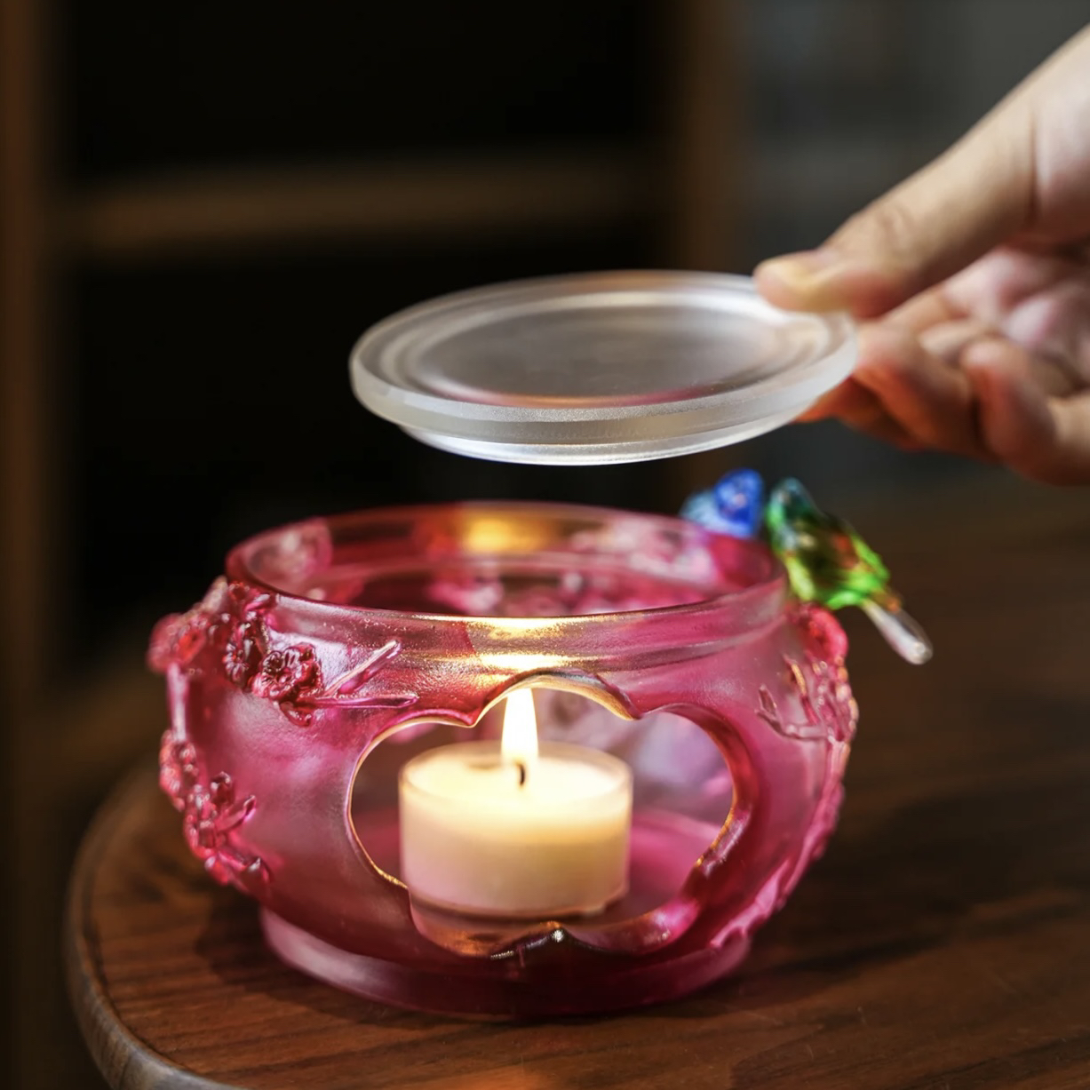 卡普拉·琉璃蜡烛温茶炉暖茶炉茶室复古保温暖茶器